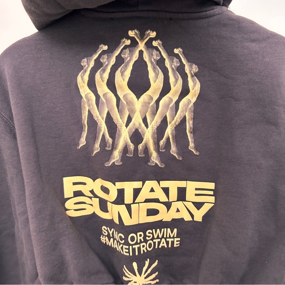 ROTATE SUNDAY
Women's Rotate Logo-print Organic Cotton Hoodie - Picture 4 of 8